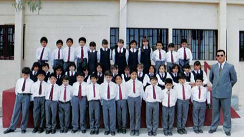 Salvation Army school students in Chile