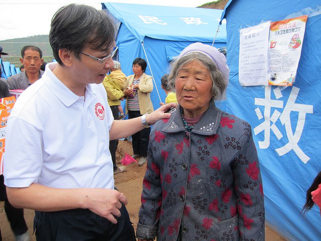 Woman with Salvation Army Officer