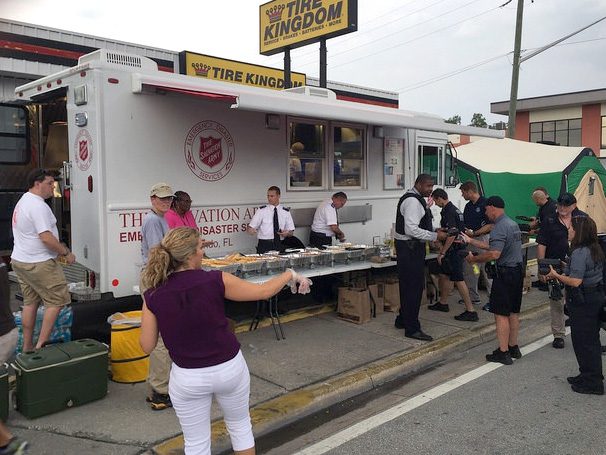 As Florida reeled from a mass shooting June 12, The Salvation Army supported first responders.   