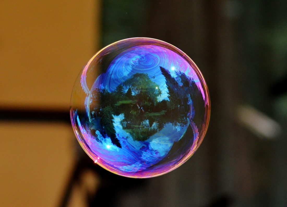 bubble floating