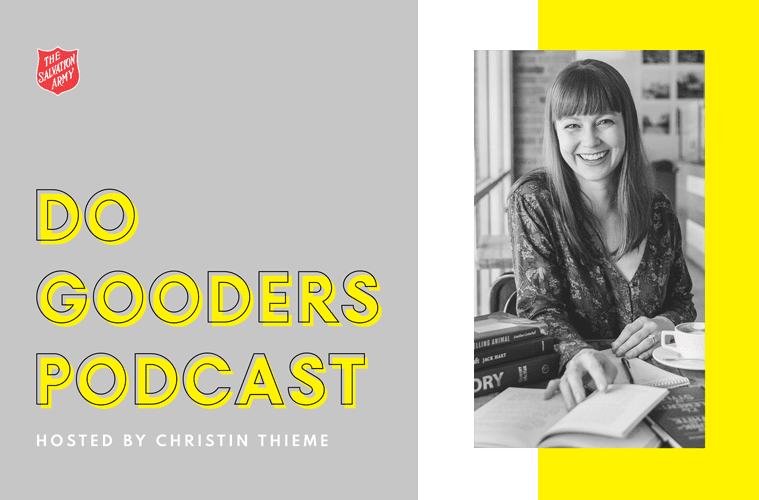Do Gooders Podcast Cover with Christin Thieme