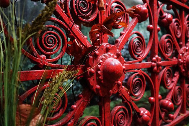 Close up of gate at Strawberry Field